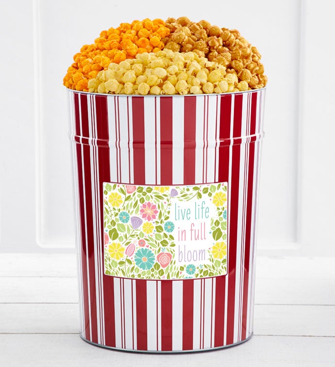 Tins With Pop® 4 Gallon Live Life In Full Bloom