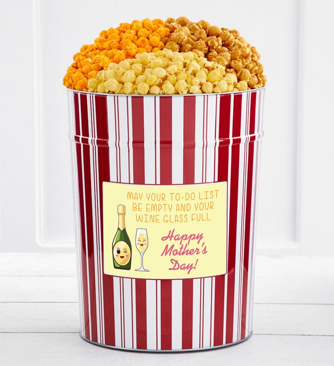 Tins With Pop® 4 Gallon Mom Wine Glass Full