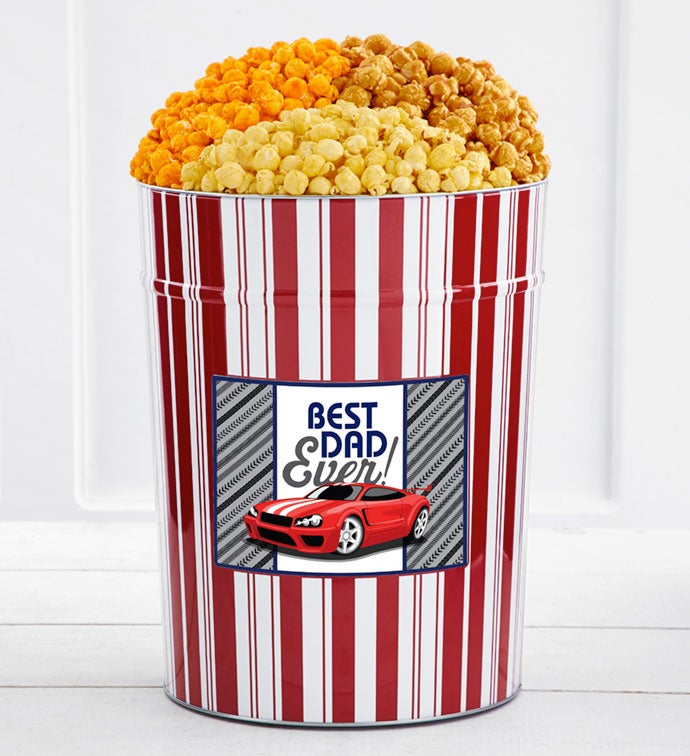 Tins With Pop® 4 Gallon Best Dad Ever Car Racing