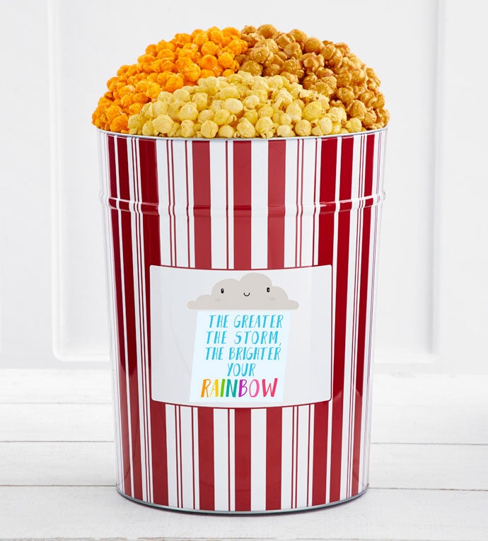 Tins With Pop® 4 Gallon The Greater The Storm The Brighter Your Rainbow