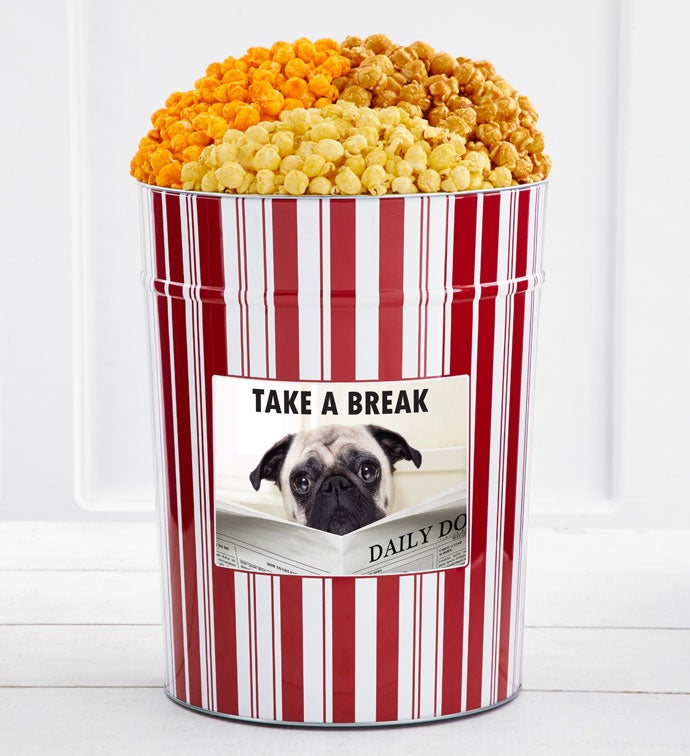 Tins With Pop® 4 Gallon Take A Break Dog