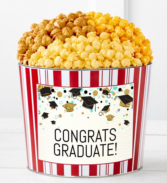Tins With Pop® Congrats Graduate Caps