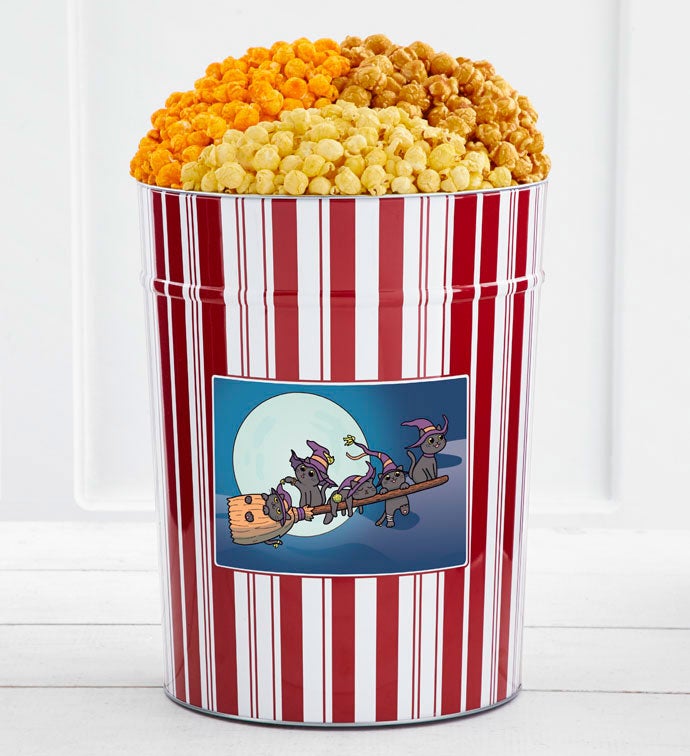 Tins With Pop® 4 Gallon Moonlit Witch Cats