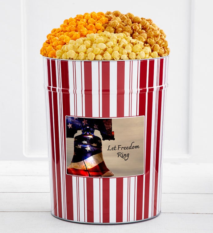 Tins With Pop® 4 Gallon Let Freedom Ring Bell