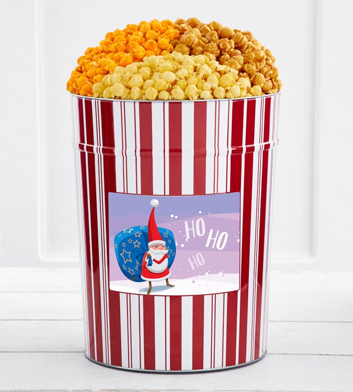 Tins With Pop® 4 Gallon Ho Ho Ho Santa