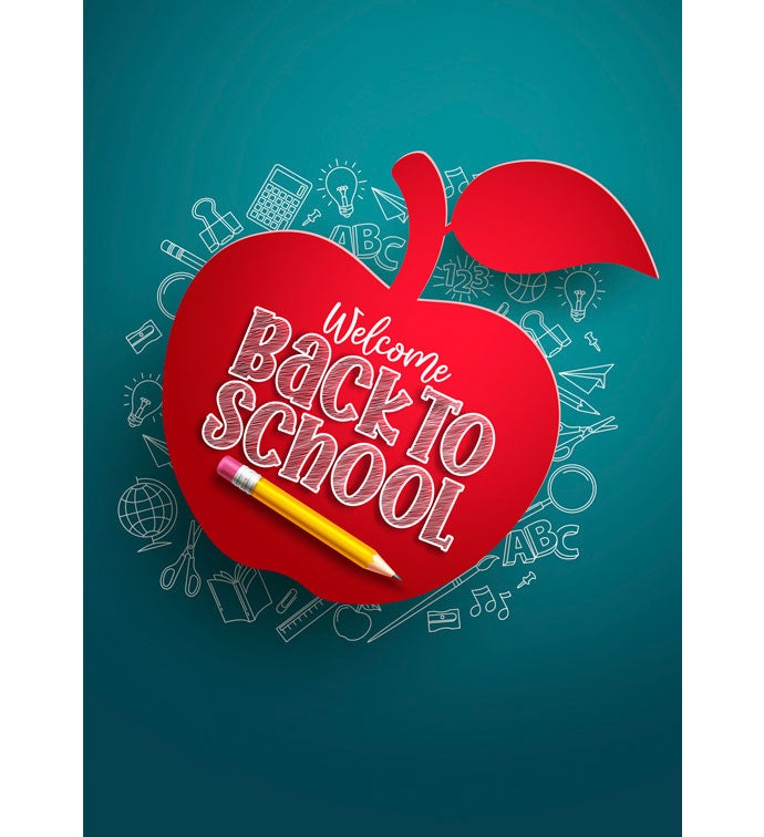 Cards With Pop® Welcome Back To School Red Apple