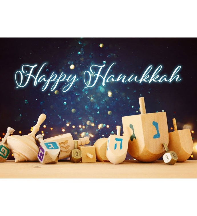 Tins With Pop® 3.5 Gallon Happy Hanukkah Wooden Dradle