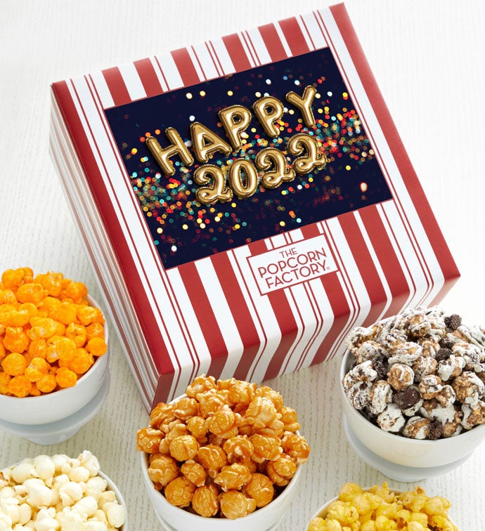 Packed With Pop® Happy 2022 Gold Balloons