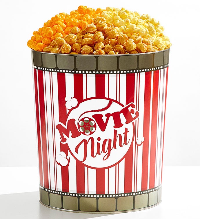 Movie Night / Gallon Flavor Popcorn Tin