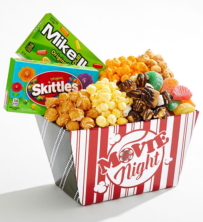 Movie Night Gift Bin