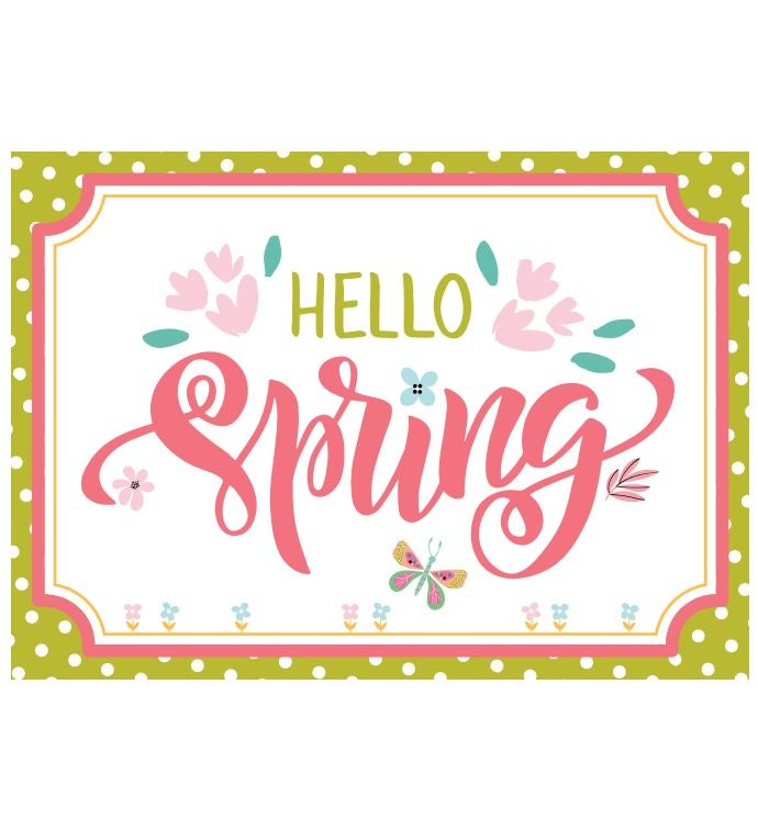 Packed With Pop® Hello Spring Typography