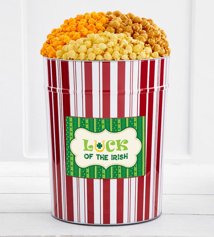 Tins With Pop® 4 Gallon Luck of the Irish The Popcorn Factory