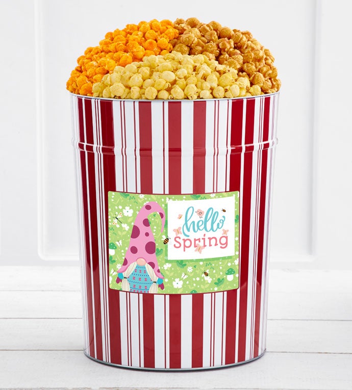 Tins With Pop® 4 Gallon Hello Spring Gnome