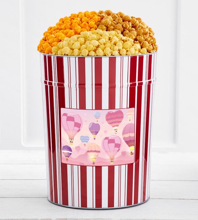 Tins With Pop® 4 Gallon Hot Air Balloons Love