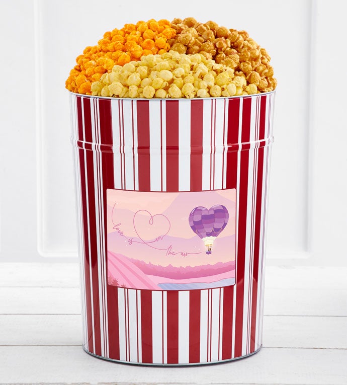 Tins With Pop® 4 Gallon Love is in the Air The Popcorn Factory