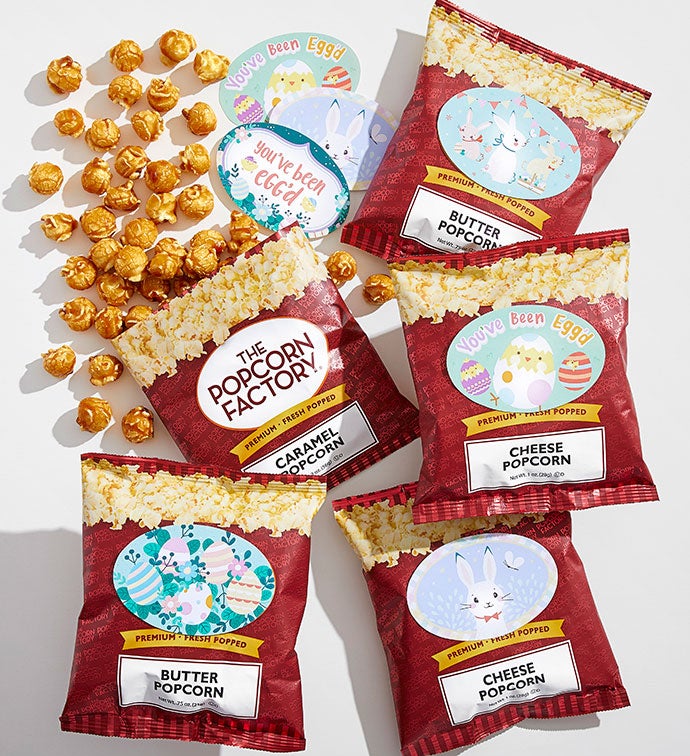 Easter Egg Hunt Gift  25 Foil Bags With Stickers