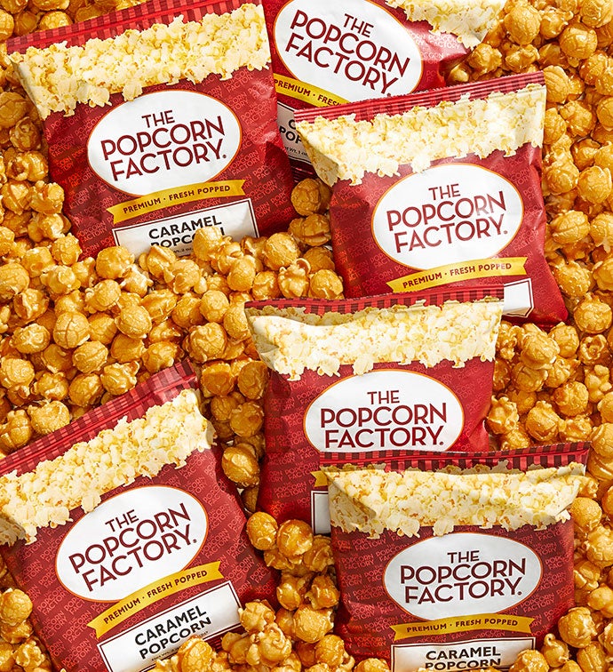 openbaar Uitbreiding bouw 100 Count Caramel 6x7 Red Foil Bags | The Popcorn Factory