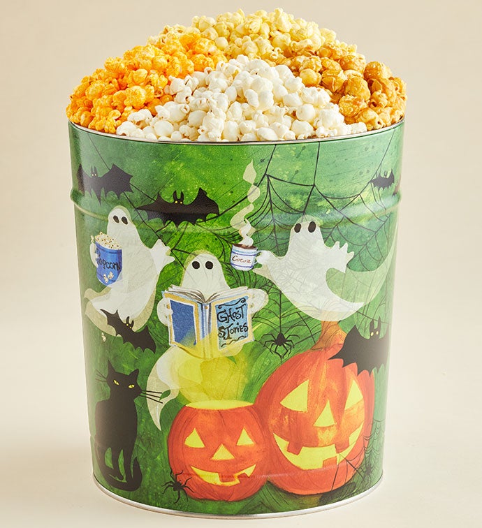 Ghost Stories 3 1/2 Gallon 4 Flavor Popcorn Tin