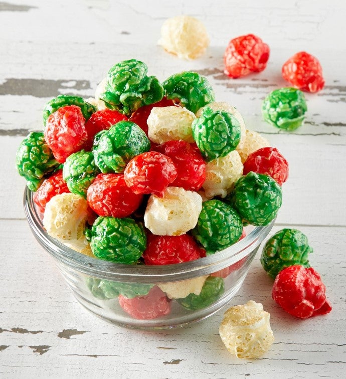 7 inch Holiday Kettle Popcorn Canister