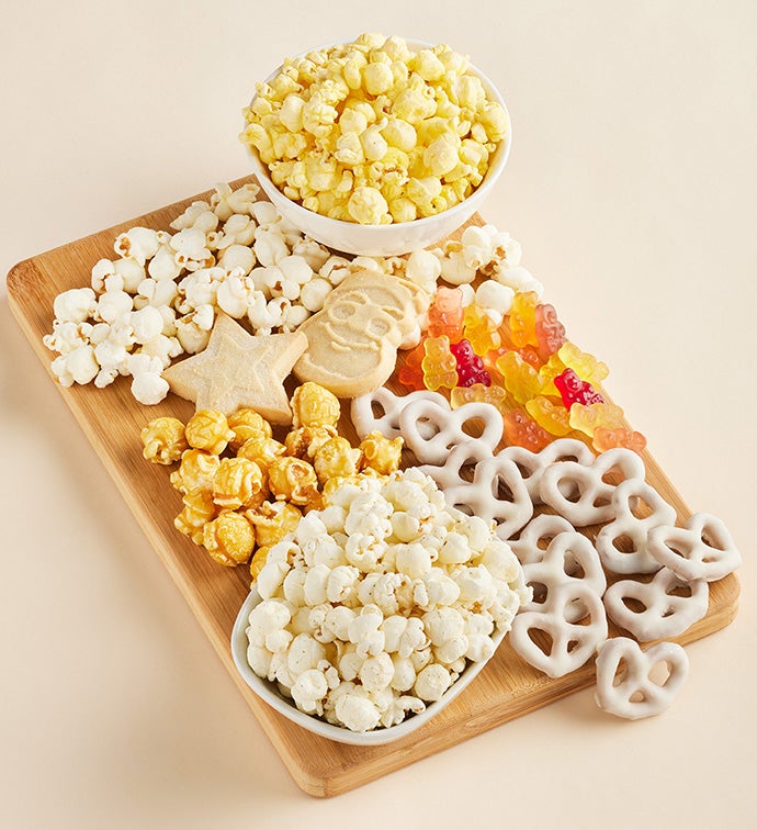 Snowy Merriment Charcuterie Board Tray