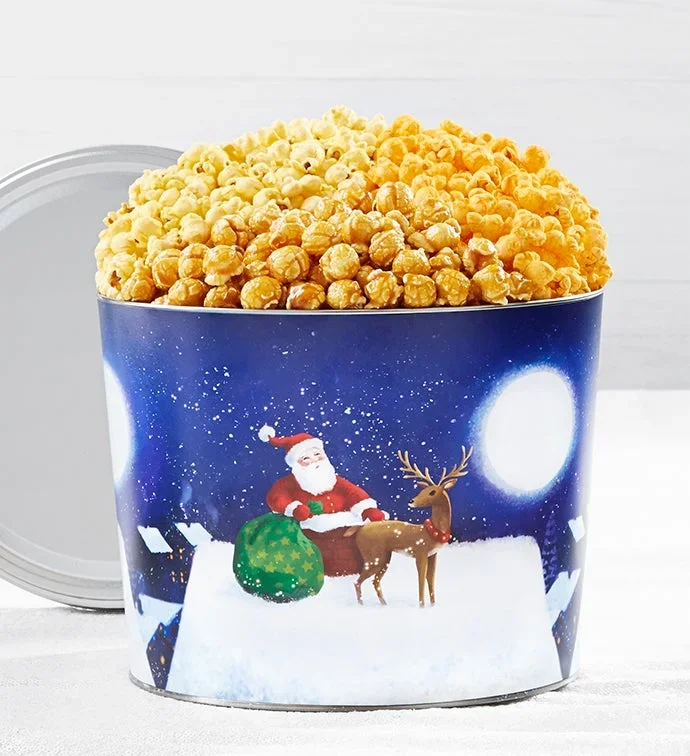 Believe 2 Gallon 3 Flavor Popcorn Tin