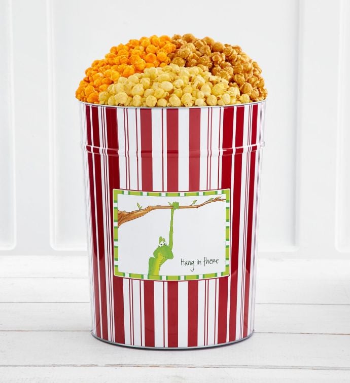 Tins With Pop® 4 Gallon Hang In There Frog The Popcorn Factory