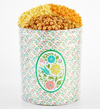 Swing Into Spring 6 1/2 Gallon 3 Flavor Popcorn Tin
