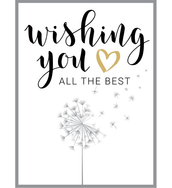 Wishing You All The Best Greeting Card