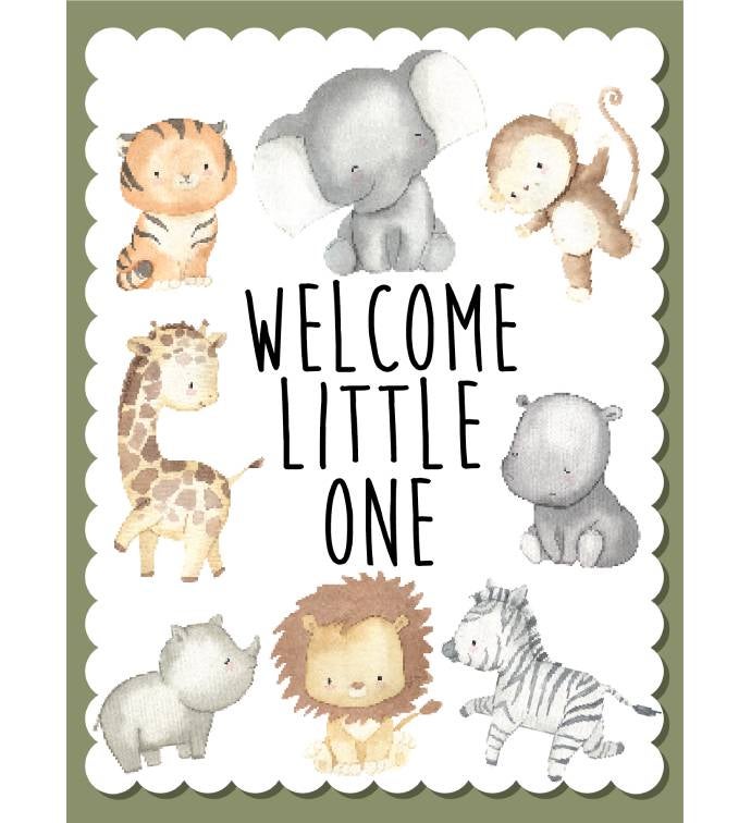 Welcome Little One Baby Greeting Card