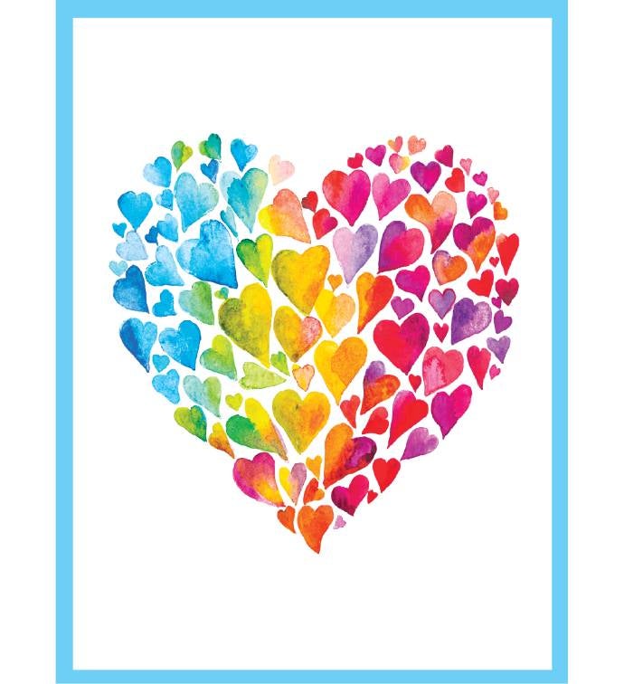 Rainbow Heart Greeting Cards