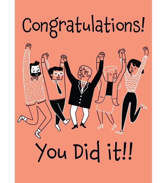 You Did It Greeting Card