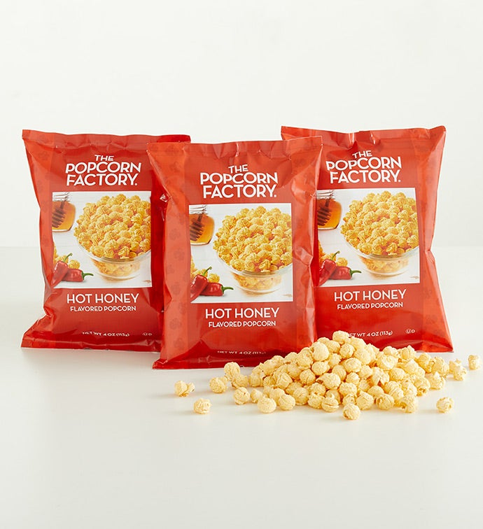 3 Count Hot Honey Popcorn Bags
