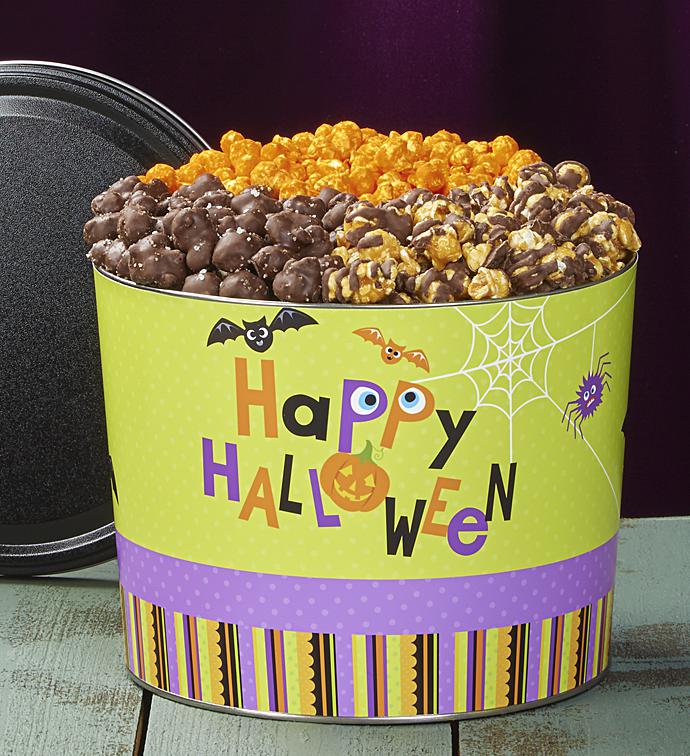 Happy Halloween Deluxe Popcorn Tins