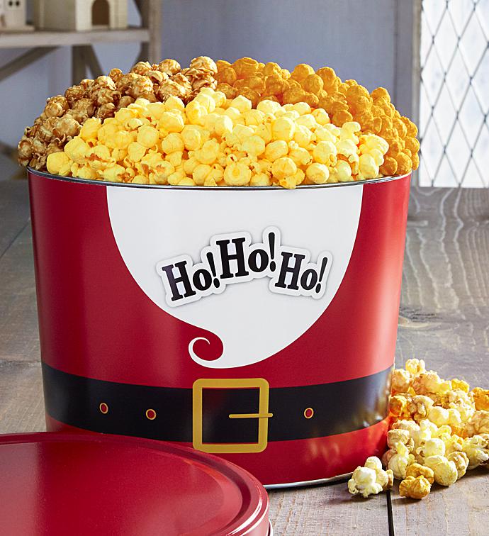 Santa's Belt Popcorn Tins