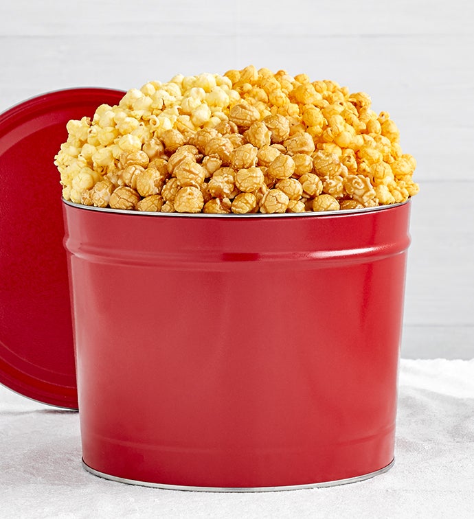 Gallon Flavor Popcorn Tin