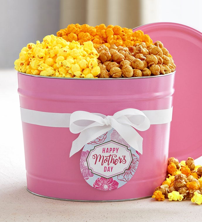 Pop Of Pink Popcorn Tins