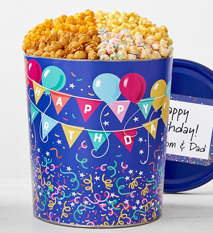 tin popcorn containers