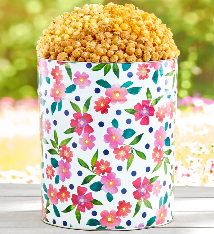 Colors of Spring Popcorn Tins
