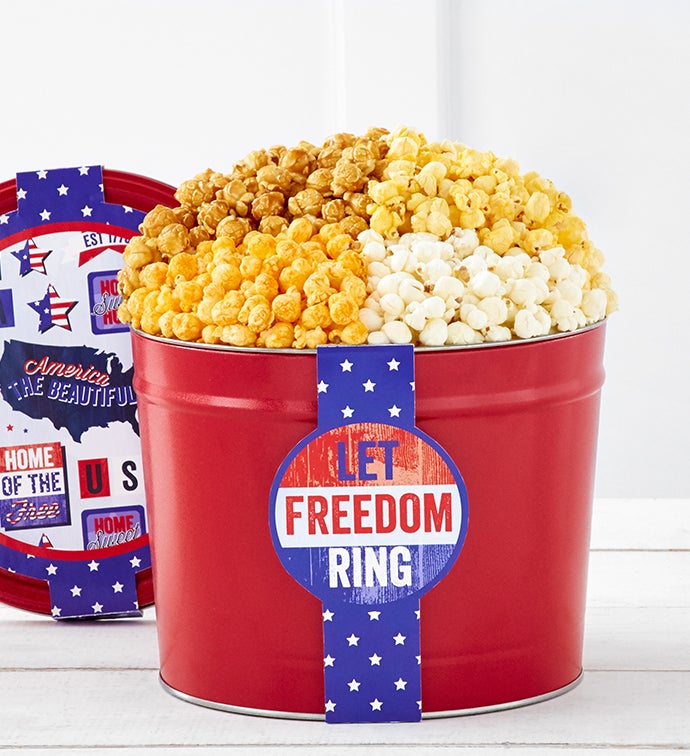 Let Freedom Ring Popcorn Tins