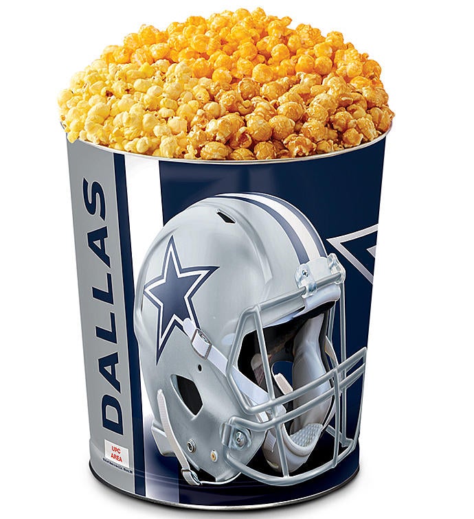Dallas Cowboys 3Flavor Popcorn Tins The Popcorn Factory 32574