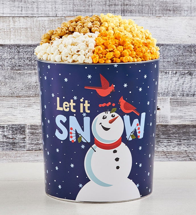Snow Much Fun Popcorn Tins