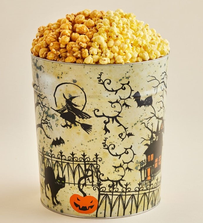 Fright Night 3 1/2 Gallon Pick A Flavor Popcorn Tins