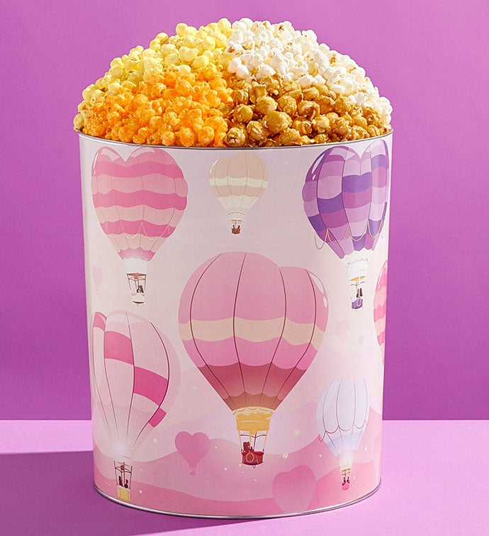Love Lifts Us Up 2 Gallon 3 Flavor Popcorn Tin The Popcorn Factory