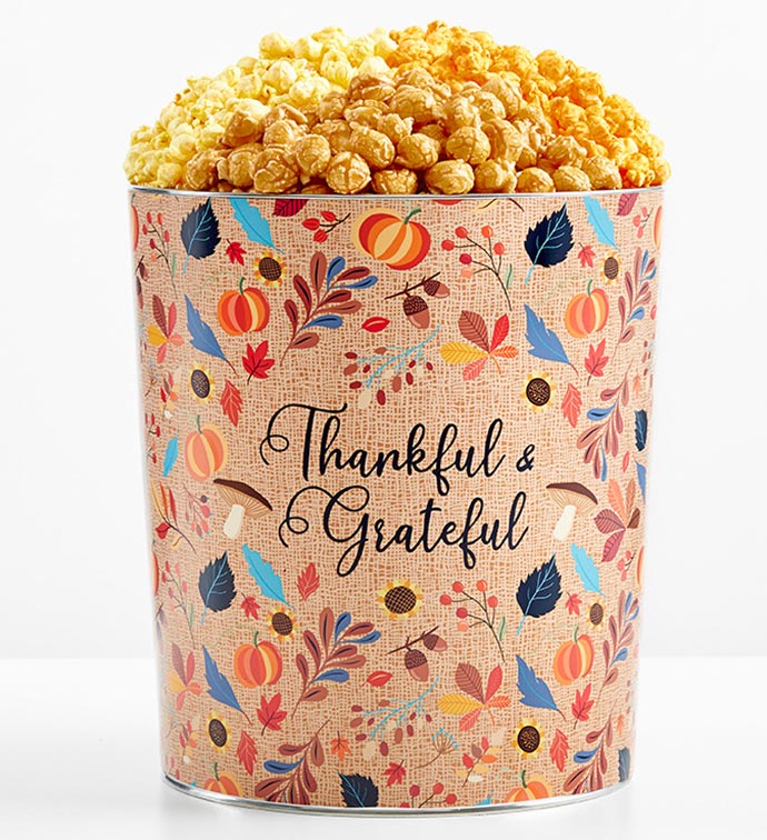 TPF Retro 6 1/2 Gallon 3 Flavor Popcorn Tin