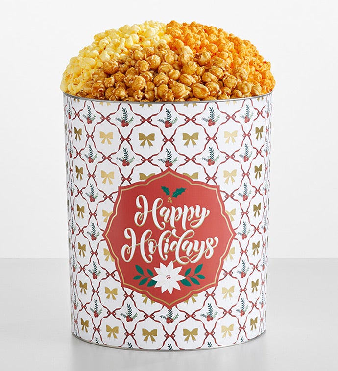 TPF Retro 6 1/2 Gallon 3 Flavor Popcorn Tin