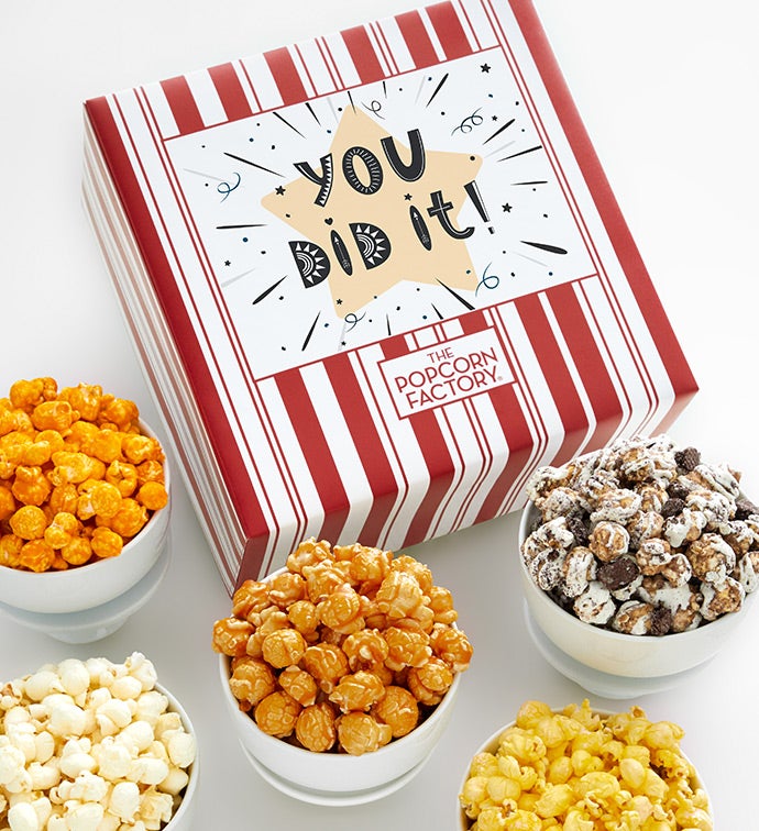 Packed With Pop® Celebrate Success The Popcorn Factory