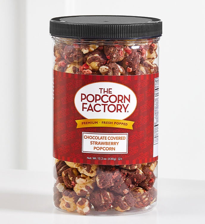 Chocolate Covered Strawberry Popcorn