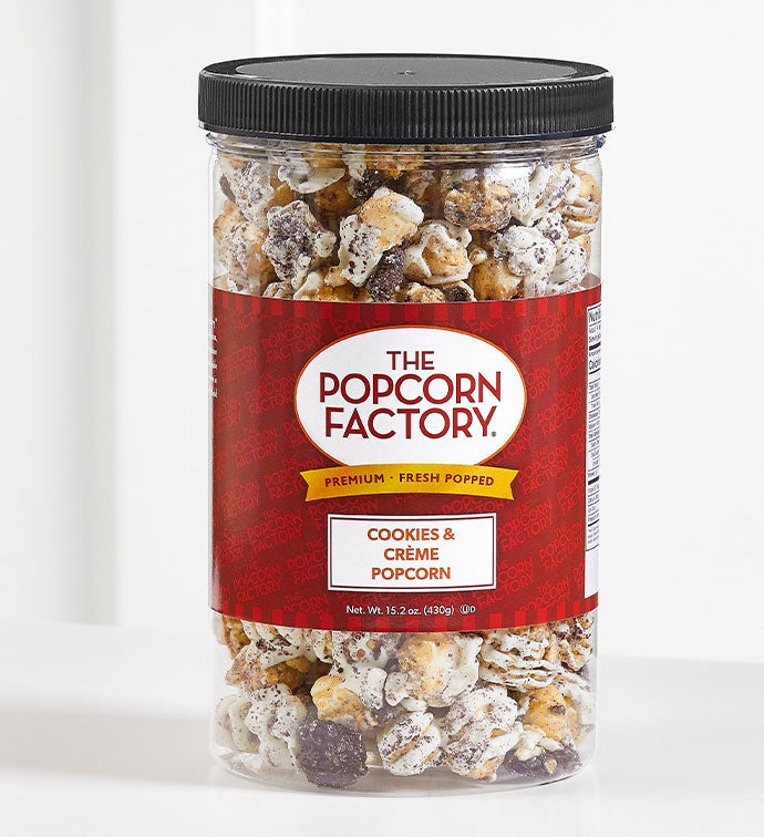 Cookies and Crème Popcorn Canister