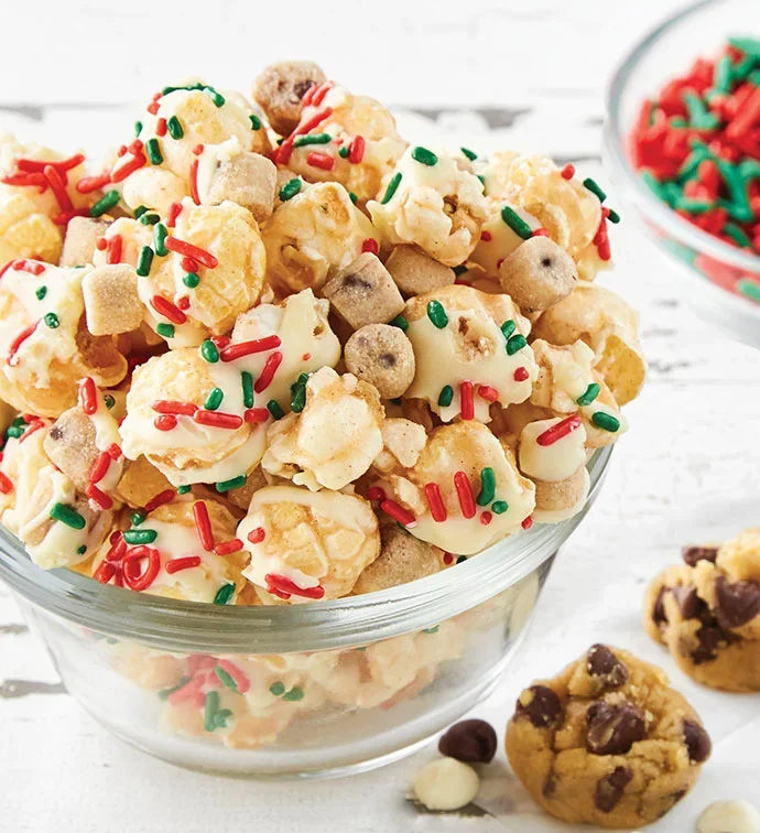 Holiday Cookie Dough Popcorn Canister The Popcorn Factory