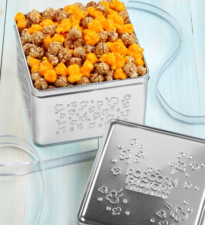 Specialty Corn Embossed Tins